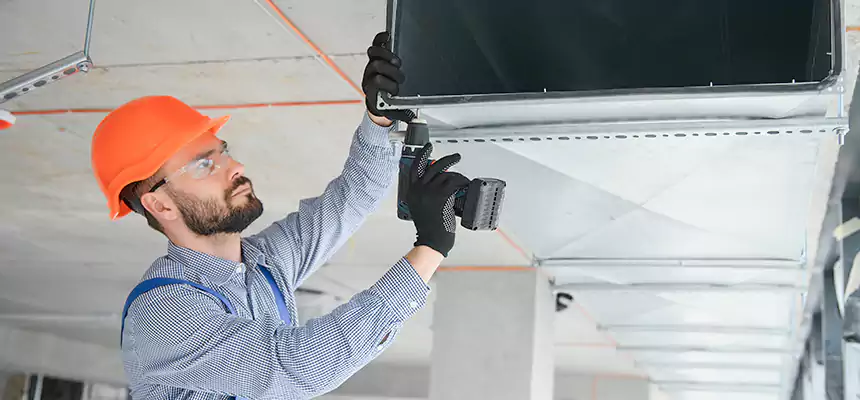 Roof Cap & Exterior Hood Lint Buildup Removal – Center Point